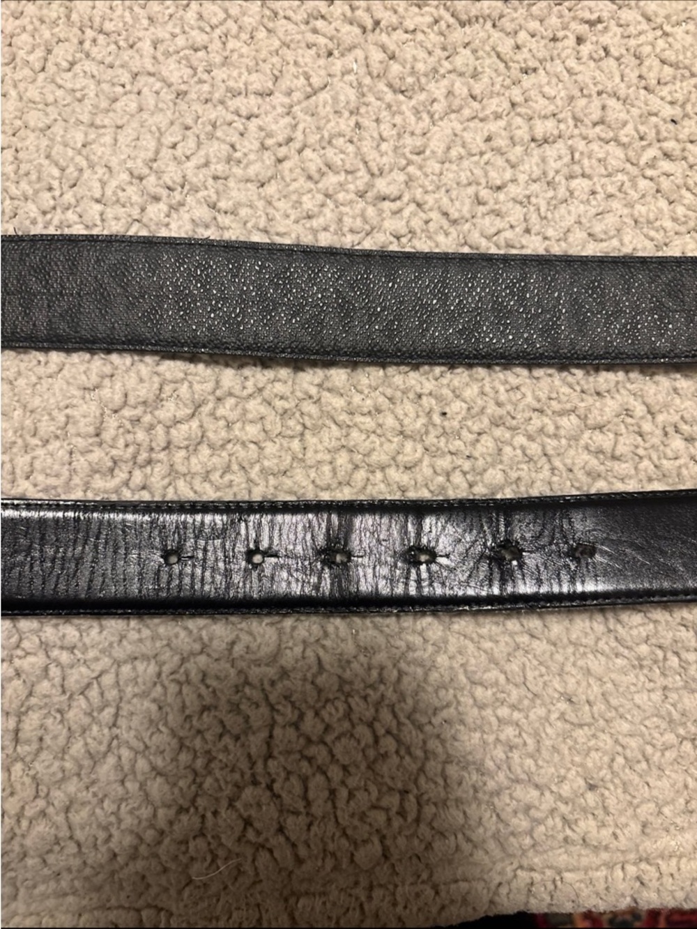 Michael Kors Black Leather Men's Belt
